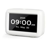 Ysislybin Dementia Clock, Medication Pill Reminder Digital Clock, Talking Alarm Clock for Dementia, Hearing, Visually impaired Seniors - Alzheimer's Clocks with 5 Alarms and 3 Medicine Reminders