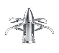 Ysityum Remote Control Rocket Drone, 2.4GHz Flying Quadcopter & Multirotors, Foldable RC Aircraft Toy with Mist Spray & LED Lights, Headless Mode, Space Toy Gift for Kids