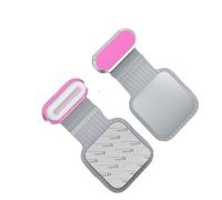 YSJJZRL 1 Pc Translucency Anti-lost Phone Dust Plug Soft Silicone+Metal Dust Cover for iPhone Type-C Charging Port (For Type C,Pink)
