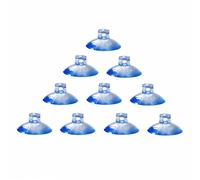 YSJJZRL 10 Pcs 50mm with Holes Suction, Clear Suction Cup Sucker Pads Without Hooks for Window Wall Hook Hanger