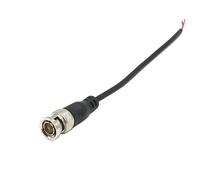 YSJJZRL 20cm BNC Male to Bare Wire Open End Cable 2 Cores Power Pigtail Repair Tin on The Tail Cable Cord DIY (6 Pcs)