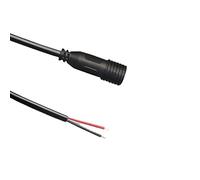 YSJJZRL 25cm DC 3.5x1.35mm Male/Female to Bare Wire Open End Cable with nut Pigtail Repair Tin on The Tail Cable Cord DIY (DC 3.5 * 1.35 Female)
