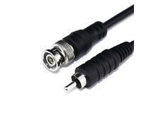 YSJJZRL BNC to RCA Adapter Cable RCA Male to BNC Male Connector Cable for Surveillance CCTV Camera System (1M)