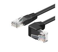 YSJJZRL Cat6 Ethernet Cable Up/Down/Left/Right 90 Degree RJ45 Cat 6 Internet Cable for Laptop Router etc (0.5M,Down)