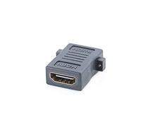 YSJJZRL HDMI Coupler Adapter Connector,Golden Plated HDMI Female to Female Inline Straight Coupler with Screw Panel