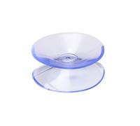 YSJJZRL High Quality Double Sided Sucker Clear PVC Suction Cup for Mirror, Glass Table (10 Pcs,40mm)