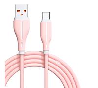 YSJJZRL USB to Type C Cable - 66W 6A Quick Charging & Data Fast USB Type-C Cables for Samsung Galaxy LG and more (1M,Pink)