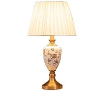 YSJNGF Bedside Lamp Household Decorate Table Lamp China Ceramics Desk Lamp Wedding Learn Work Read Desktop Lights