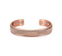 YSJNGF Charm Bracelet Energy Magnetic Bracelet Men Adjustable Cuff Bracelets Bangles Health Copper Bracelets for Women Men Gift