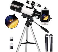YSJNGF for Kids Beginners Aperture 300mm Astronomical Refractor Tripod& Finder Scope- Portable Travel Telescope with Smartphone Adapter and Wireless Remote