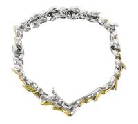 YSJNGF Men's Dragon Bone Bracelet Punk Wrist Jewelry Hip-hop Viking Bangle