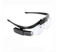 YSJNGF Page Magnifier Head Magnifier LED Illuminated Head-Mounted Magnifying Glass Multi-Power Magnifying with Lens Magnification-1.5X 2X 2.5X Portable Reading Chaser of Light