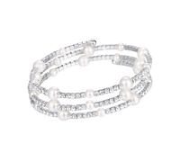 YSJNGF Pearl Women's Diamond Rhinestone Gold for Women Unique Bracelets Jewelry Stretch Bracelet Temperament Miss