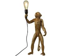 YSJNGF Reading Lights Monkey Table lamp Industrial Vintage Living Room Study Table lamp Pub Bedside Reading lamp Dining Room Cafe Monkey Desk lamp E27,Gold,H:55cm
