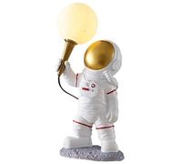 YSJNGF Small Night Light Lamp for Bed Side Table Kids Bedroom Table Lamp Milk Planet Astronaut Table Lamp Cute Desk Lamp Nightstand Lamp for Children Nursery Room Girls Boys Room Home