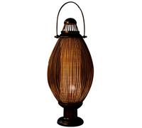 YSJNGF Southeast Asian Style Strip Bedroom Bedside Table Thai Desk Lamp Living Room Decoration Study Reading Hotel Restaurant (Size : Large)