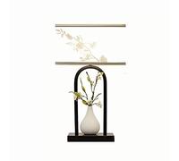 YSJNGF Table Lamp, Chinese Retro Bedside lamp, Easy to Clean and take Care of Three Light Colors Change Can be Adjusted by Remote Control (Color : Three, Color Light)