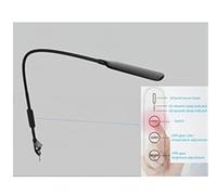 YSJNGF Table Lamps Long Arm Table Lamp Clip Office Led Desk Lamp Remote Control Eye-Protected Lamp for Bedroom Led Light 5-Level Brightness Lamps (Color : Black)