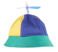 YSJNHX Boys and Girls Rainbow Propeller Hat Sunshade Beanie for Outdoor Fun Comfortable Cap for Boy Girl Breathable Design for Fishing Beach Activities