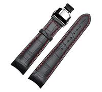YSJNHX Curved End Watchband For BL9002-37 05A BT0001-12E 01A Watchstrap Genuine Leather With Butterfly Buckle 20 21 22mm Fashion Strap