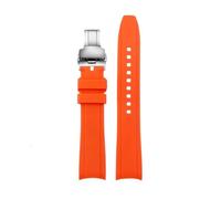 YSJNHX TYKHGFS 20mm 22mm Curved End Rubber Watch Strap for Casio, Swordfish, Seiko, Tissot, Omega, Waterproof Silicone Sport Watch