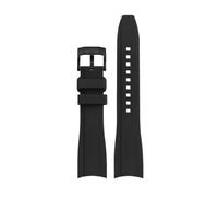 YSJNHX TYKHGFS 20mm 22mm Rubber Watch Band with Curved End, Suitable for Casio, Suitable for Swordfish, Suitable for Seiko, Suitable for Tissot, Suitable for Omega, Waterproof Silicone