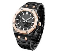 YSJNHX YSJNGF For GA2100HC-4A Mod Kit Accessories with bottom cover GA2100 Model Oak All Metal Bezel Strap Style Watch Bands