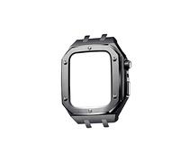 YSJNHX YSJNGF Modification Kit Metal Case strap For bands Series 8 45mm Series 7 45mm Correa iWatch band 44mm Rubber Bracelet Wristband Clasp