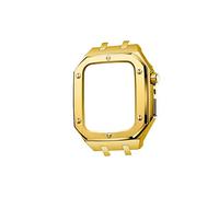 YSJNHX YSJNGF Modification Kit Metal Case strap For bands Series 8 45mm Series 7 45mm Correa iWatch band 44mm Rubber Bracelet Wristband Clasp