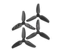 YSJOZWA 4PCS/2Pairs HQ Durable Prop T3X3X3 propeller 3 blade/tri-blade inch CW CCW Poly carbonate prop for FPV RC Racing drone ACCS(4PCS T3X3X3 black)