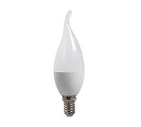 YSJX Lighting, Pack of 10, LED Candle Bulb E14 2W SMD2835 AC220-240V White Cover Home Chandelier Spotlight Bulb(Cold White,E14 C35L)