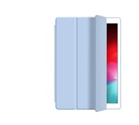 YSJX Tri-folding Solid Colour Magnetic Soft Shell, Flip Leather Protective Case compatible with VIVO Pad 3 Pro 13 inch(Ice blue)