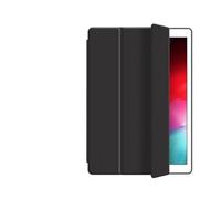 YSJX Tri-folding Solid Colour Magnetic Soft Shell, Flip Leather Protective Case compatible with VIVO Pad 3 Pro 13 inch(Black)