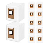 YSKMLOLP 12Pack Dust Bags for Eufy E25/E28 Pro Robot, 3.2L Large Capacity, Clean Station Replacement Parts