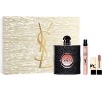 Yves Saint Laurent Black Opium Gift Set 90ml EDP + 10ml EDP + Mini Rouge Pur Couture Lipstick Nu Muse
