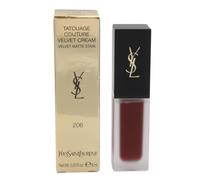 YSL Lipstick Tatouage Couture 206 Club Borgeaux Red Lip Stain Matte Lip Stick
