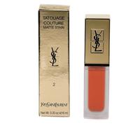 YSL Lipstick Yves Saint Laurent Tatouage Couture 2 Crazy Tangerine Matte Stain