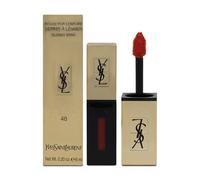 YSL Liquid Lipstick Lip Stain Rouge Pur Couture Glossy Lip 48 Orange Graffiti