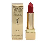 YSL Red Lipstick Rouge Pur Couture 104 Jeu D'Attraction Vibrant Satin Lip Stick