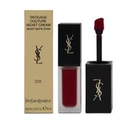 YSL Red Liquid Lipstick Lip Stain Tatouage Couture Matte Velvet 205 Rouge Clique