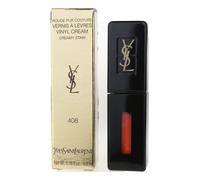YSL Vernis Vinyl Cream Coral Lip Stain 408 Corail Neo-Pop