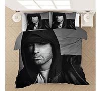 ysldtty 3D Bedding Set Rapper 3D Printed Duvet Covers Pillowcases Comforter Bed Linen H3474U 135CM x 200CM With 2 pice pillowcase 50CM x 75CM
