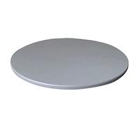 YSLLIOM Waterproof Non-slip Round Elastic Tablecloth Table Cover, Wipe Clean Stain Resistant Table Cloth Protector for Dinning Room Kitchen and Picnic (Round 60cm,Gray)