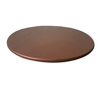 YSLLIOM Waterproof Non-slip Round Elastic Tablecloth Table Cover, Wipe Clean Stain Resistant Table Cloth Protector for Dinning Room Kitchen and Picnic (Round 120cm,Coffee)