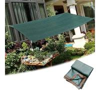 Yslopeno Dark Green Shade Cloth 90% Pond Heat Insulation Net Sun Shade Mesh Netting Cover For Pergola, Garden, Outdoor, Patio, Deck, Backyard(Size:3x3)