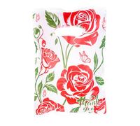 ysmile Thank You Plastic Shopping Bag for Small Business Poly Die Cut with Handle Plastic Merchandise Bag for Retail 7.8"x11.8" 100 ct - Flower