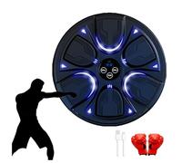 YSMSMZJK Boxeo Musical with Gloves, Maquina De Boxeo Musical Pared with Bluetooth and 8 Rhythmic Adjustments, Smart Boxing Machine for Stress Reduction