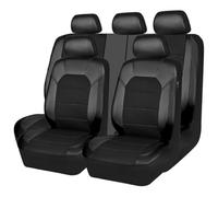YSNFDN Car Seat Covers Full Set for BMW X3/iX3/X3M|X3 xDrive Competition SUV, NonSlip Waterproof Breathable Seat Cushion Protector, Front Rear Seat Protectors, Car Interior Accessories,A Black