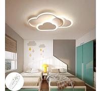 YSNJG LED Ceiling Light For Children's Room 52cm42W Nursery Bedroom Living Room Decoration Lighting Creative Cloud Ceiling Light With Remote Control Dimmable 6cm Ultra-thin White Ceiling Lamp