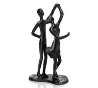 ysnn Anniversary Wedding Gift,Romantic Handcrafted Dancing Couple Sculpture,Cast Iron Ornament for Marriage Gift,Suitable Birthday Gift for Wife and Husband.